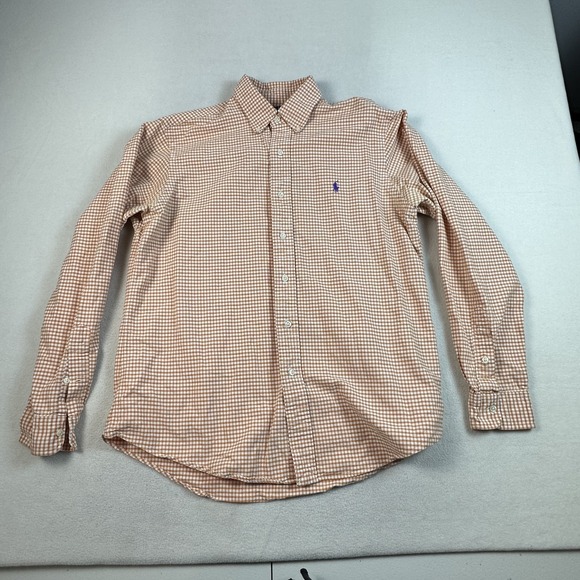 Ralph Lauren Other - Ralph Lauren Shirt Mens Large Gingham Button Down Custom Fit Long Sleeve Dress